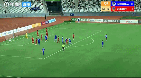 头球双响杜加利奇连扳两球 深圳青年人主场3-3险平定南赣联