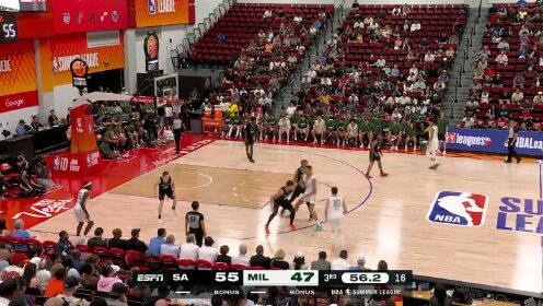 夏联马刺90-80雄鹿 戴维斯20分主导 伯里斯空砍26分